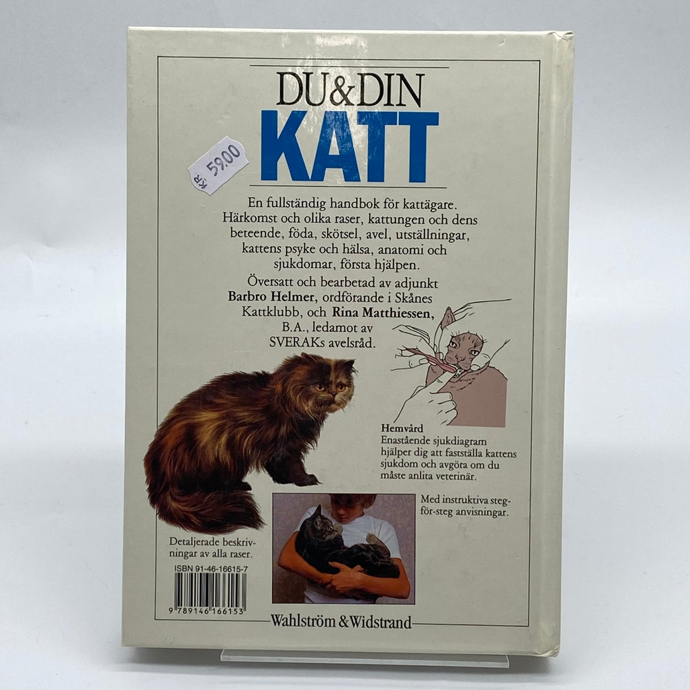 Vintage Bok Du & Din Katt David Taylor - Homy Secondhand Online