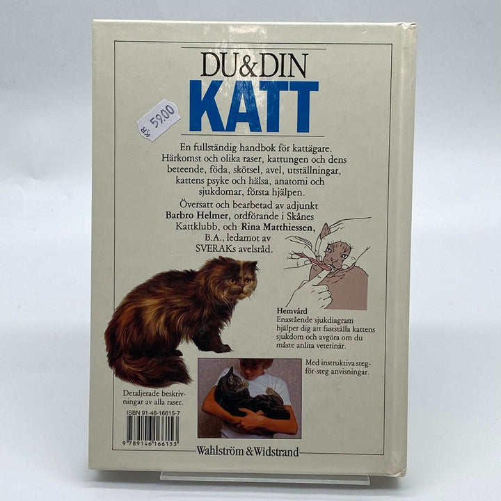 Vintage Bok Du & Din Katt David Taylor - Homy Secondhand Online