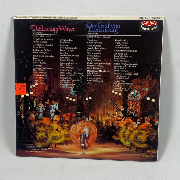Dubbel LP Retro Operetter Karussell Vinyl