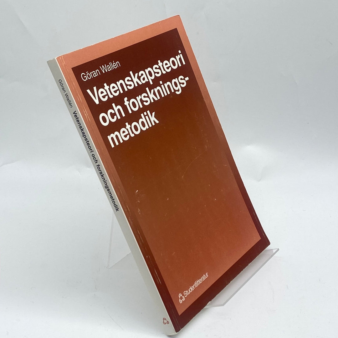 Vetenskapsteori bok av Göran Wallén - Homy Secondhand Online