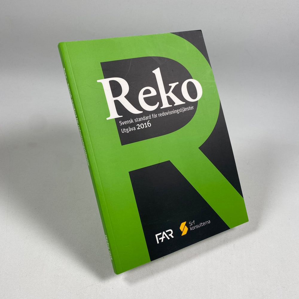 Reko: Svensk standard för redovisningstjänster 2016 - Homy Secondhand Online