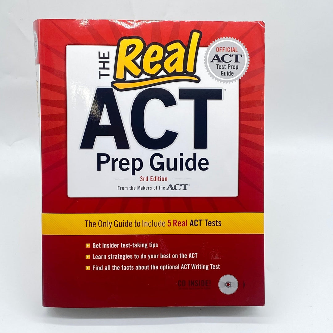 The Real ACT Prep Guide 3:e upplagan röd - Homy Secondhand Online