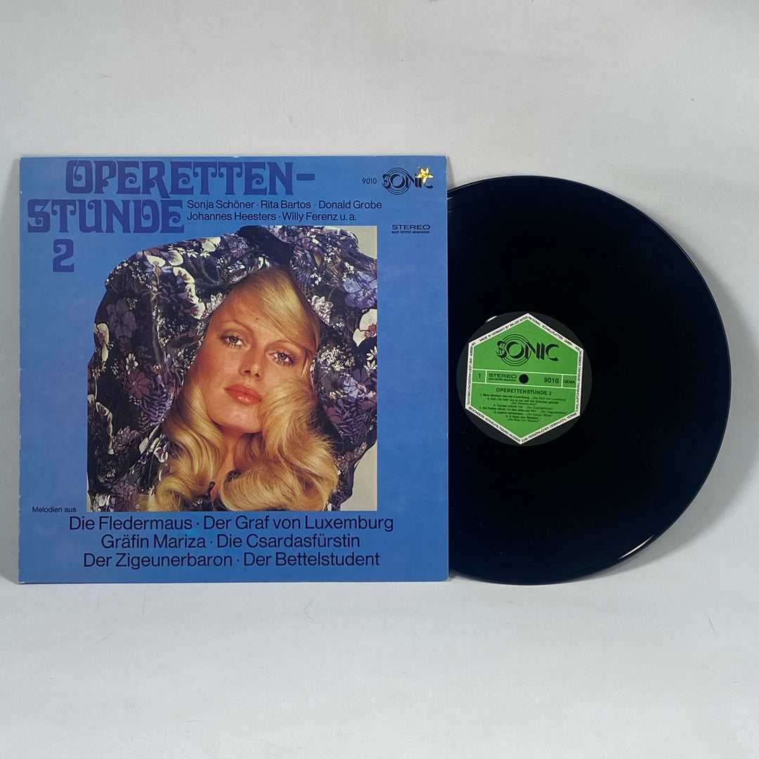 Operetten-Stunde 2 Klassisk Vinylalbum Retro