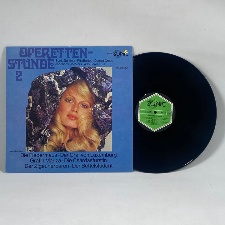 Operetten-Stunde 2 Klassisk Vinylalbum Retro