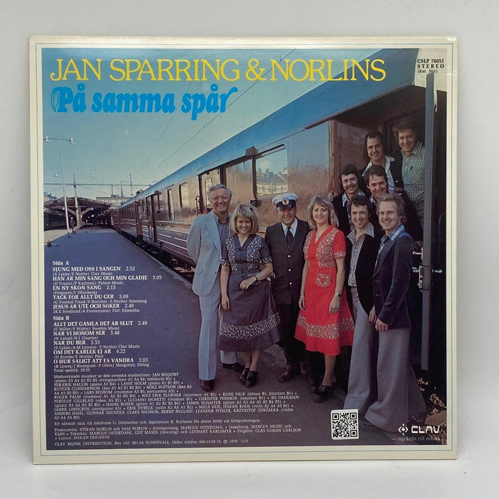 Vinylskiva: På samma spår - Jan Sparring & Norlins - Homy Secondhand Online