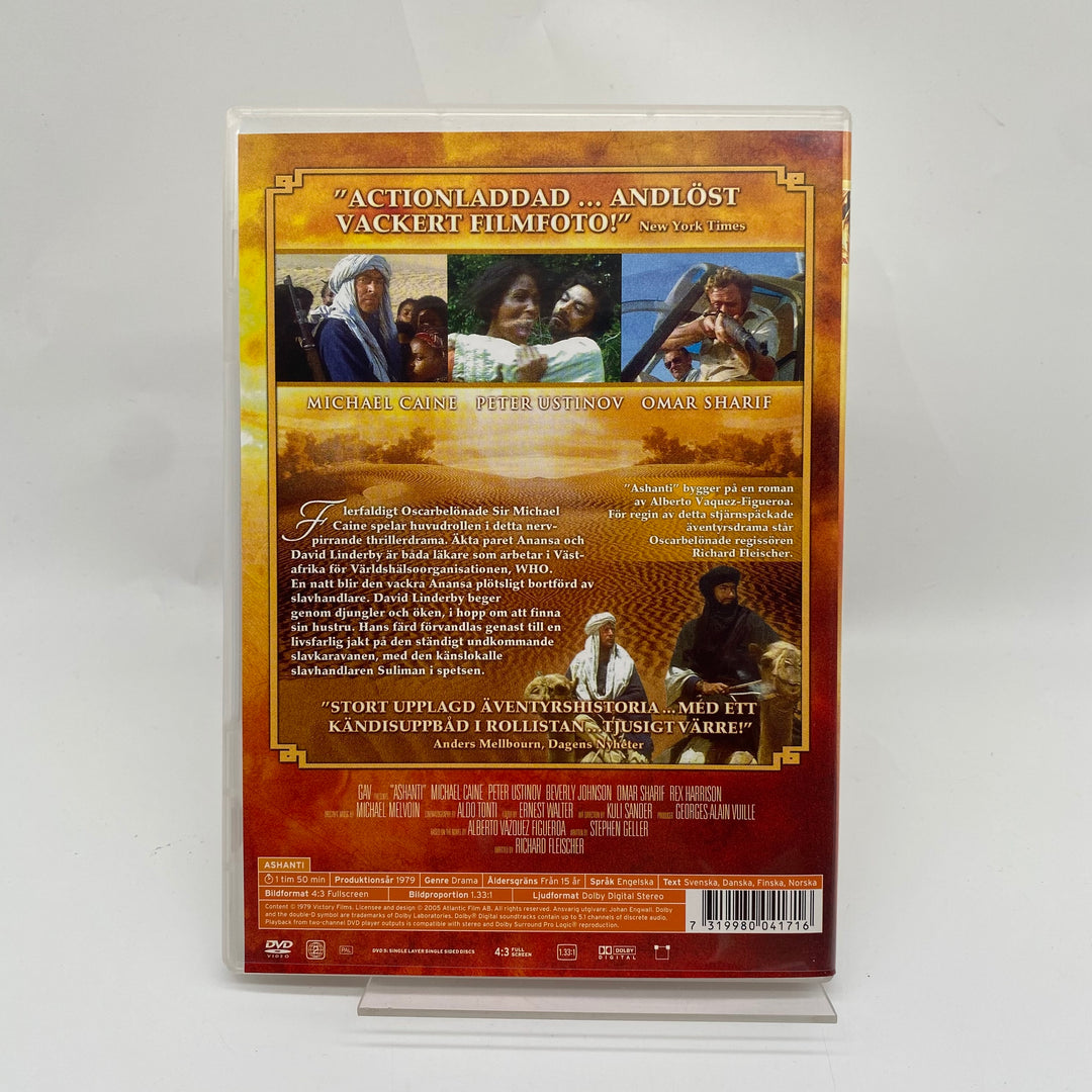 Retro film "Ashanti" på DVD med Michael Caine