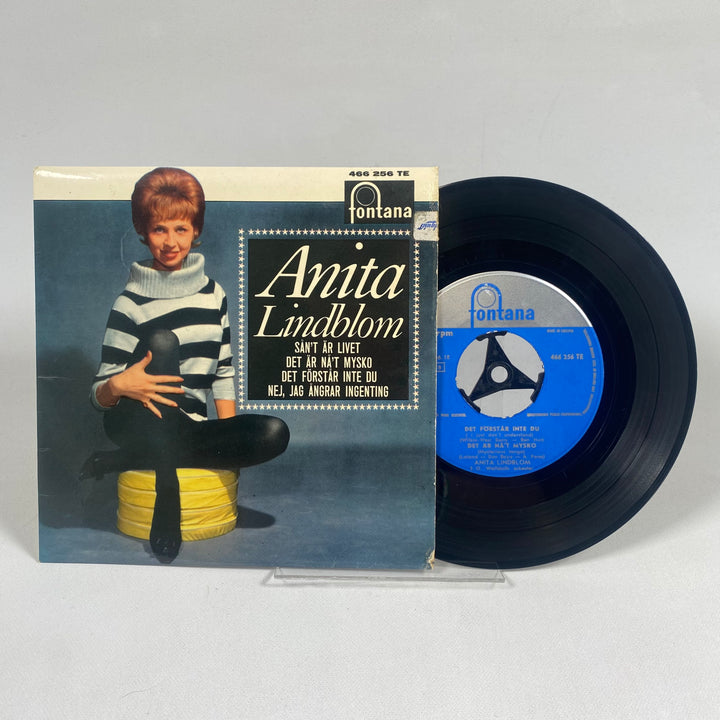 Anita Lindblom retro vinylskiva Fontana vintage