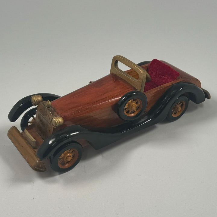 Dekorativ Träbil - Retro Stil - Homy Secondhand Online