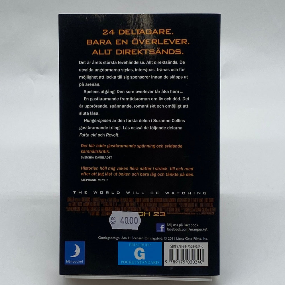 Hungerspelen av Suzanne Collins Pocketbok - Homy Secondhand Online