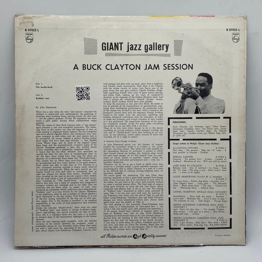 Buck Clayton Jazzsession på Vinyl - Klassiker - Homy Secondhand Online