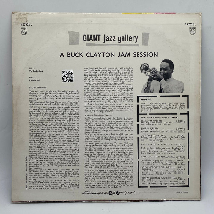 Buck Clayton Jazzsession på Vinyl - Klassiker - Homy Secondhand Online