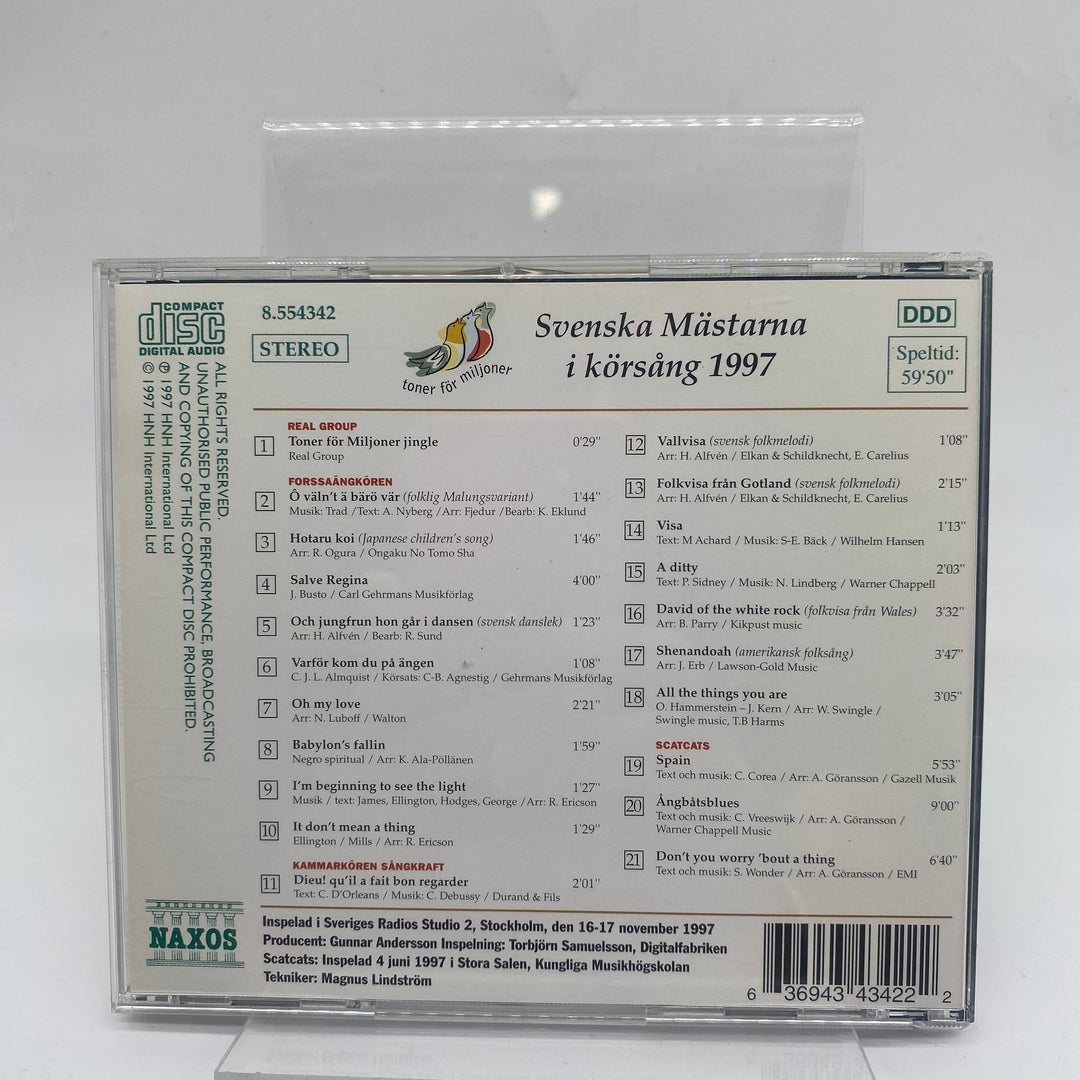 Naxos CD Svenska Mästarna Körsång Retro