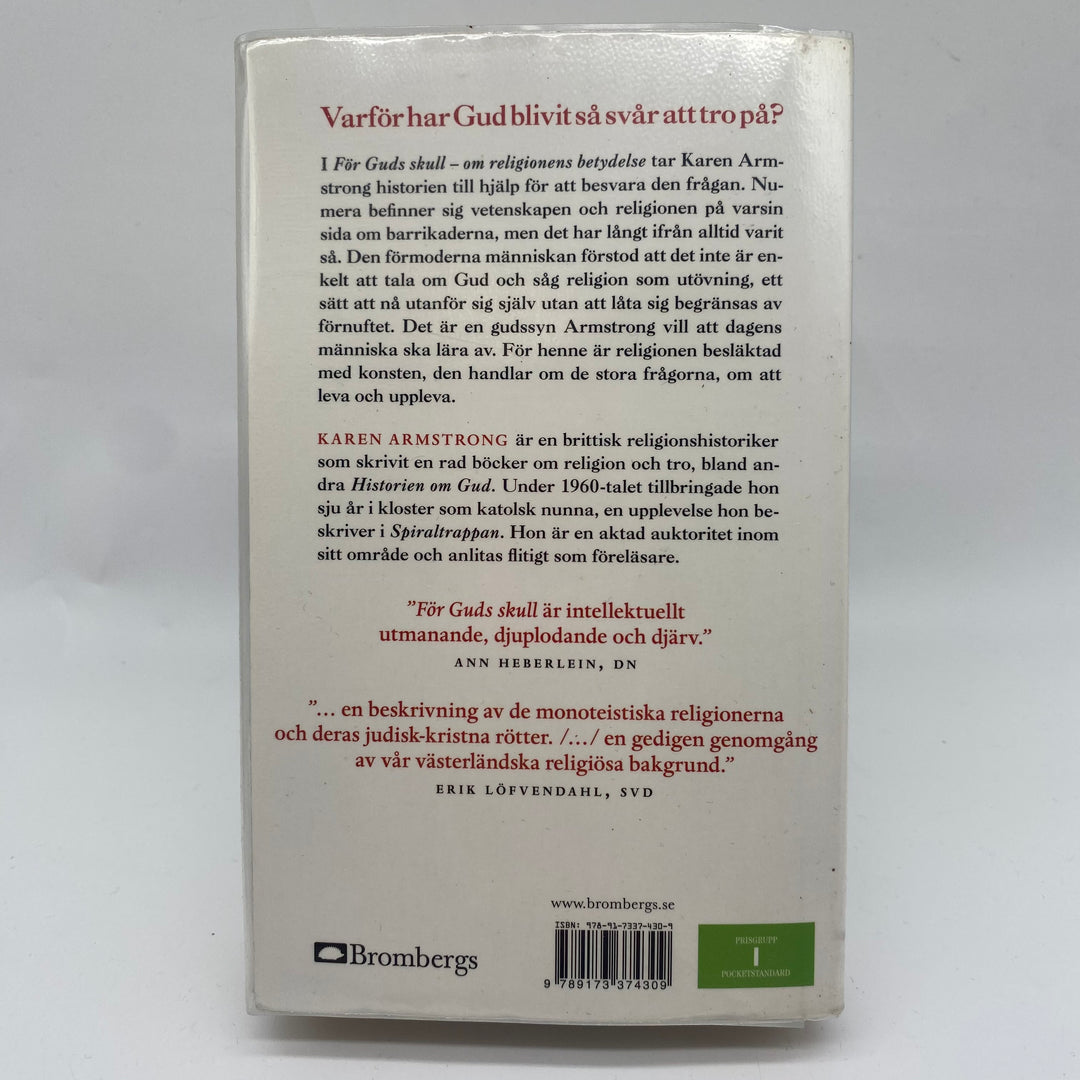 Karen Armstrongs Tankeväckande Religionsbok i Fint Skick