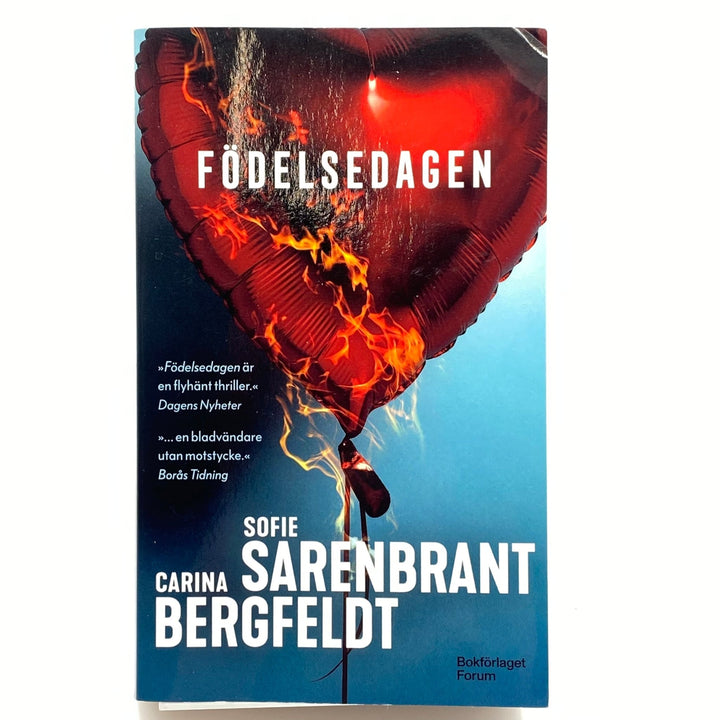 Spännande thriller bok Födelsedagen av Bergfeldt - Homy Secondhand Online