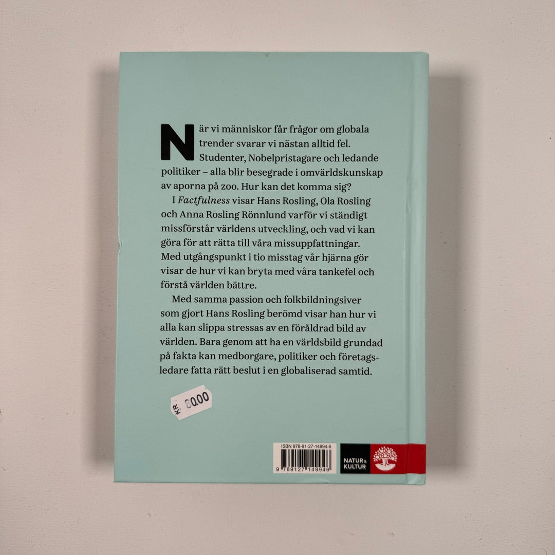Factfulness av Hans Rosling, Anna Rosling Rönnlund och Ola Rosling - Homy Secondhand Online
