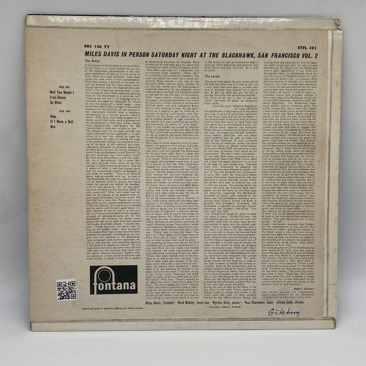 Miles Davis Live i San Francisco Vinyl - Homy Secondhand Online