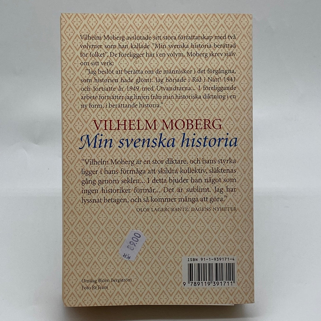 Wilhelm Moberg Min svenska historia bok - Homy Secondhand Online