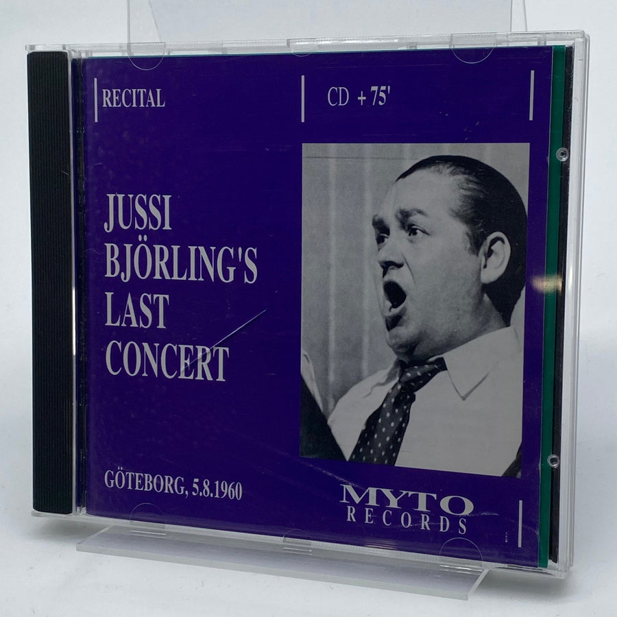 Jussi Björlings Sista Konsert CD Göteborg 1960 - Homy Secondhand Online