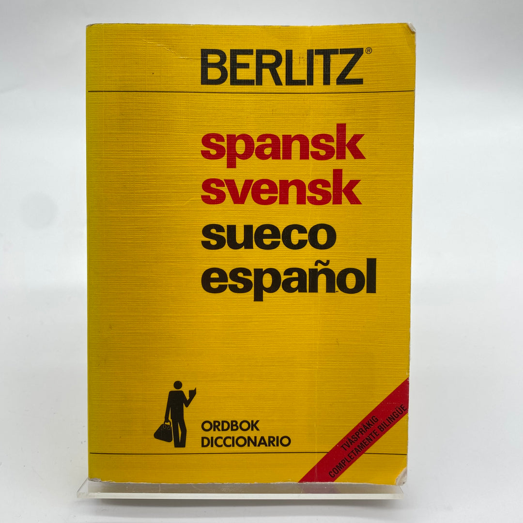 Berlitz Spansk-Svensk Ordbok Gul Omslag