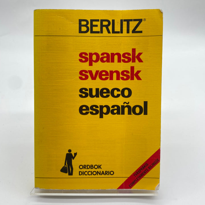 Berlitz Spansk-Svensk Ordbok Gul Omslag