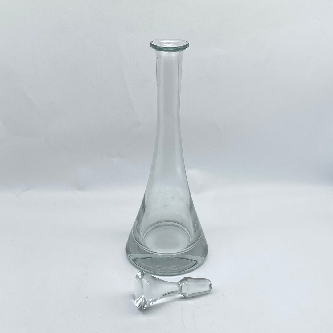 Elegant glaskaraff med smal hals 32 cm