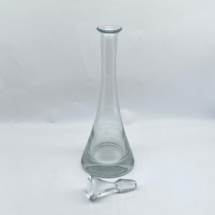 Elegant glaskaraff med smal hals 32 cm