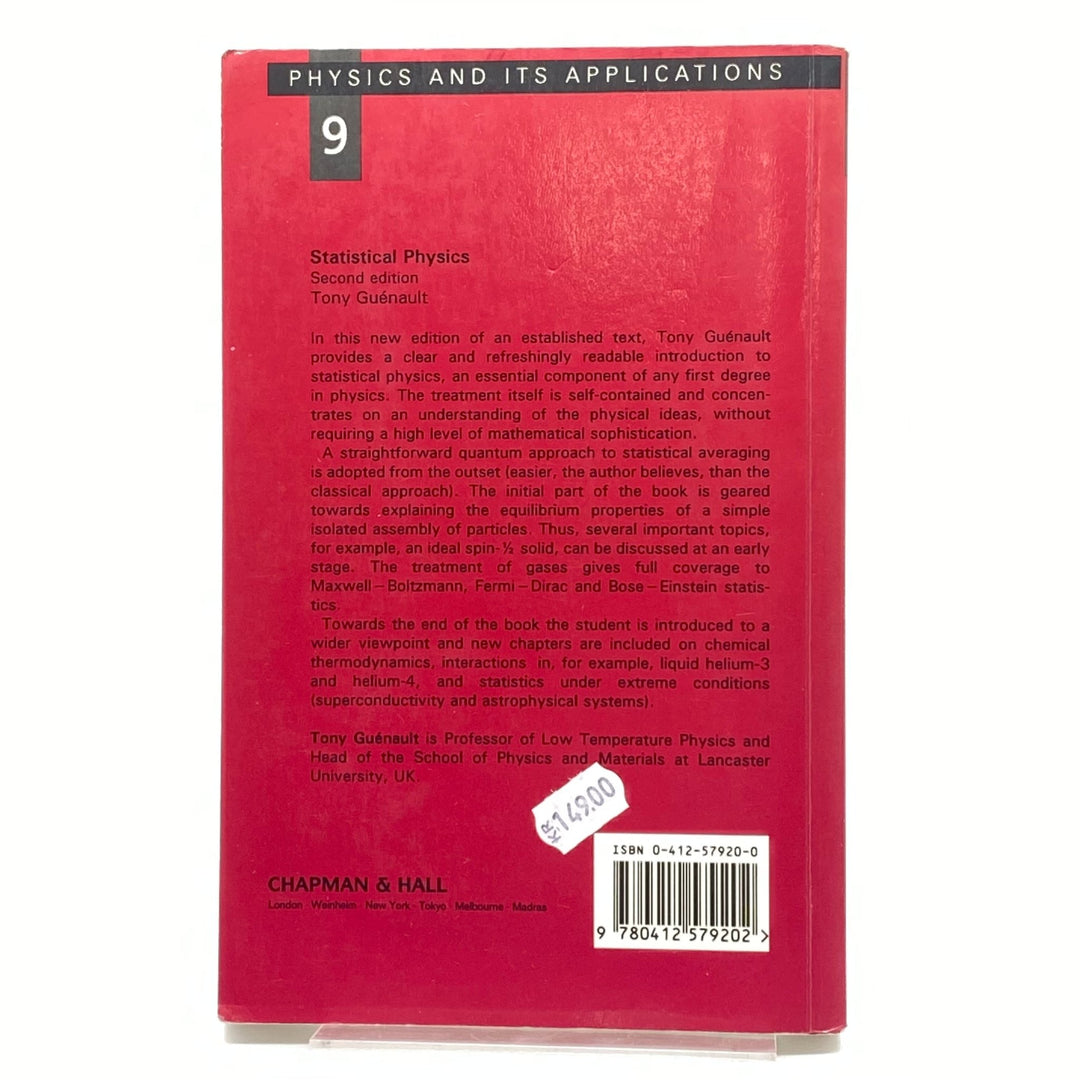 Statistical Physics andra upplagan Tony Guénault - Homy Secondhand Online
