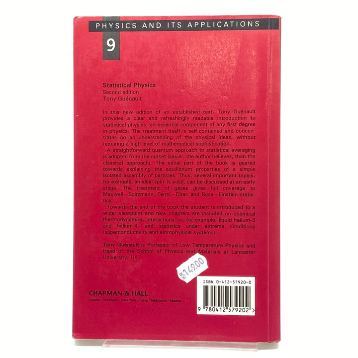 Statistical Physics andra upplagan Tony Guénault - Homy Secondhand Online