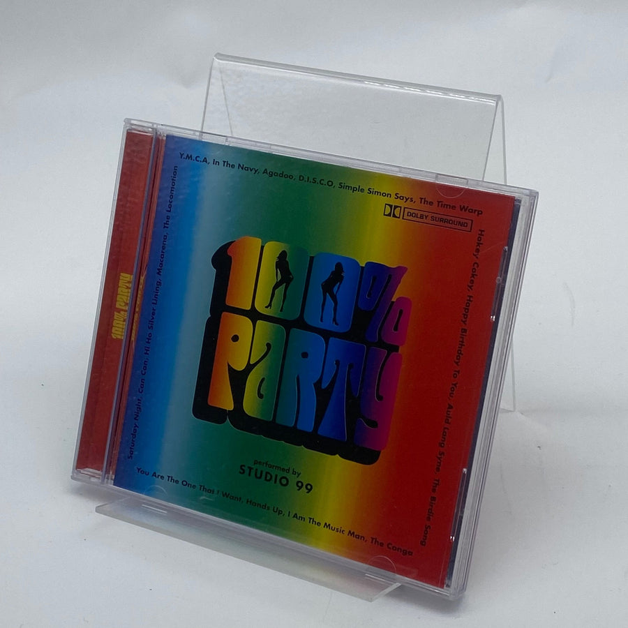Färgglad 100% Party Musik CD från Studio 99 - Homy Secondhand Online