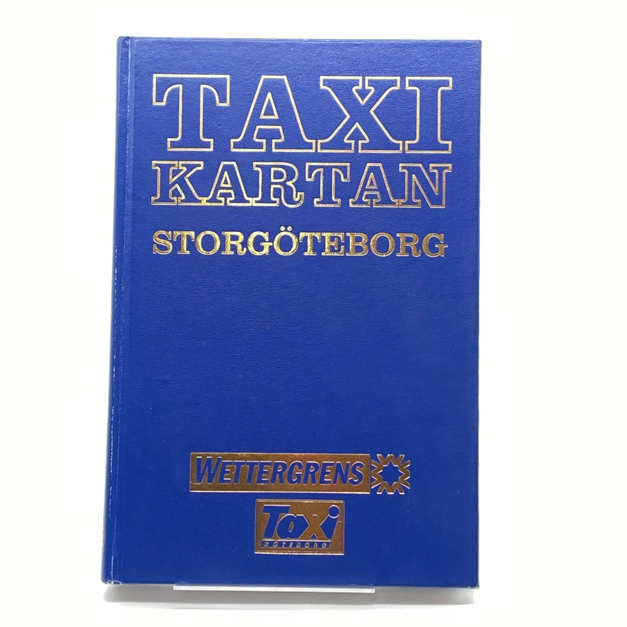 Blå Taxi Karta över Storgöteborg från Wettergrens - Homy Secondhand Online