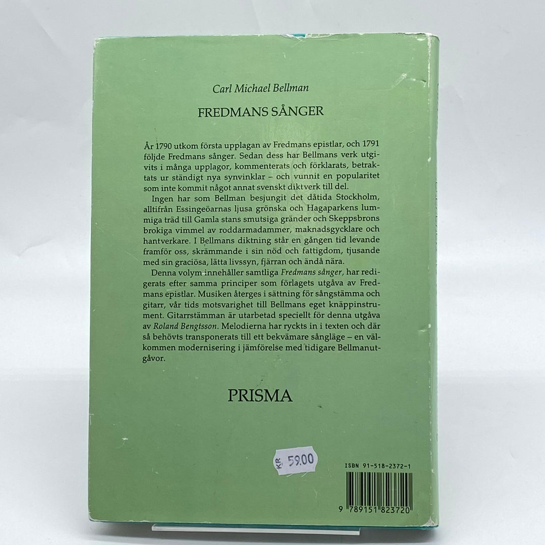Carl Michael Bellman Fredmans sånger Prisma - Homy Secondhand Online