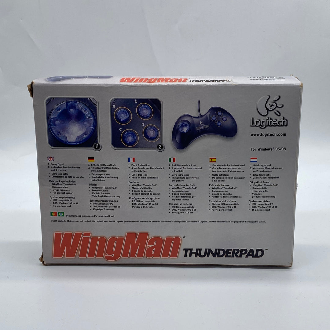 Retro Logitech WingMan Thunderpad Spelkontroll