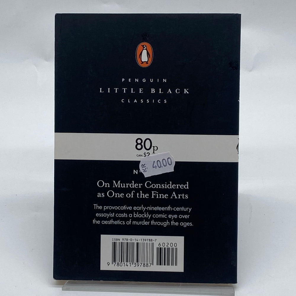 Penguin Classics bok av Thomas De Quincey - Homy Secondhand Online