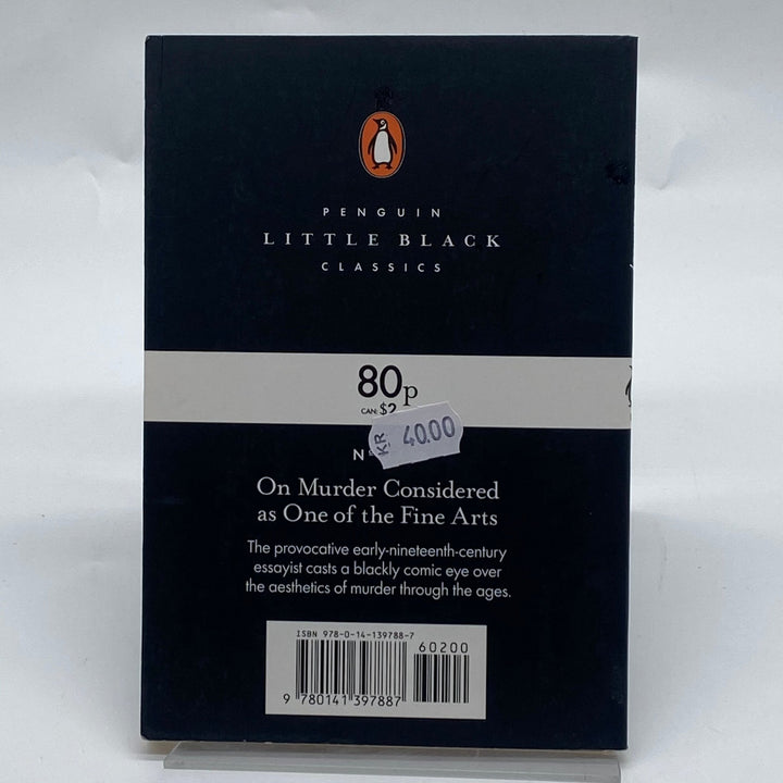 Penguin Classics bok av Thomas De Quincey - Homy Secondhand Online