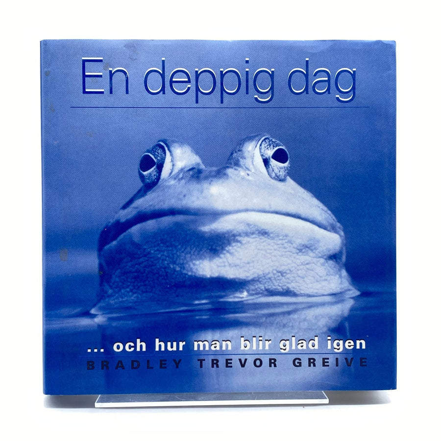 Blå bok "En deppig dag" av Bradley Trevor Greive - Homy Secondhand Online
