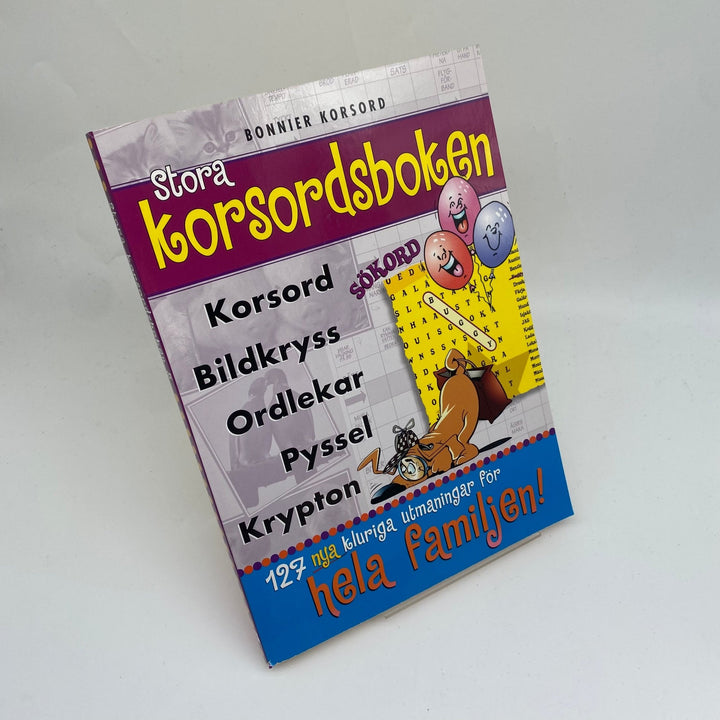 Stora Korsordsboken – Roligt Pusselspel för Familjen - Homy Secondhand Online