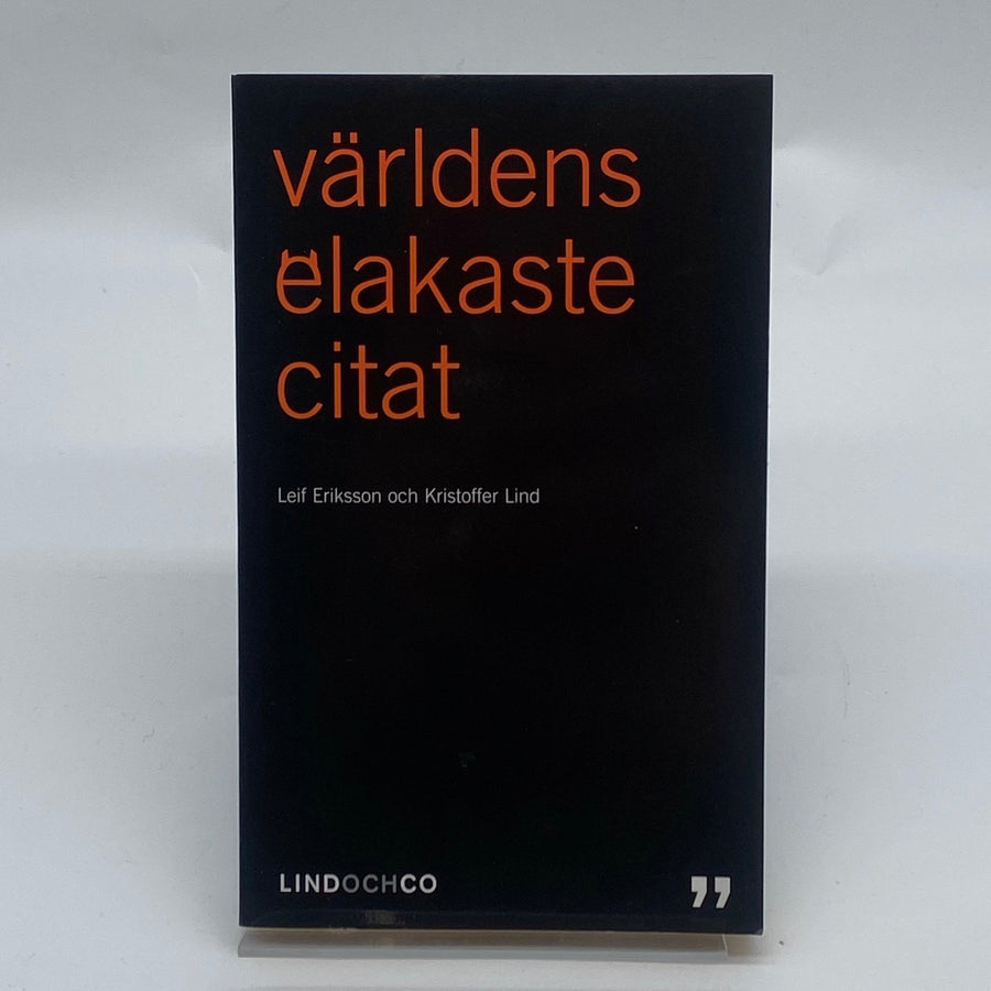 Världens Elakaste Citat av Eriksson & Lind - Homy Secondhand Online