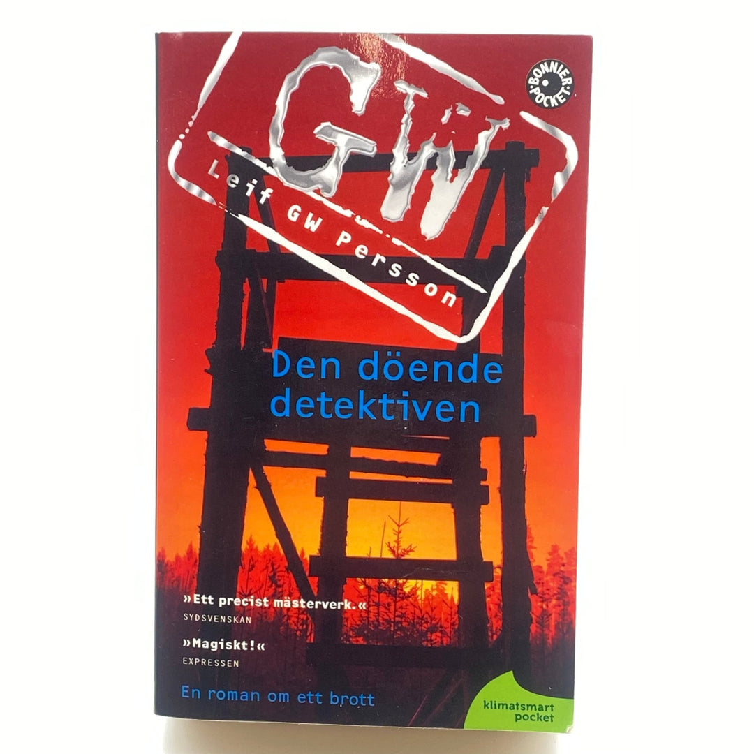 Leif GW Persson Den döende detektiven roman - Homy Secondhand Online