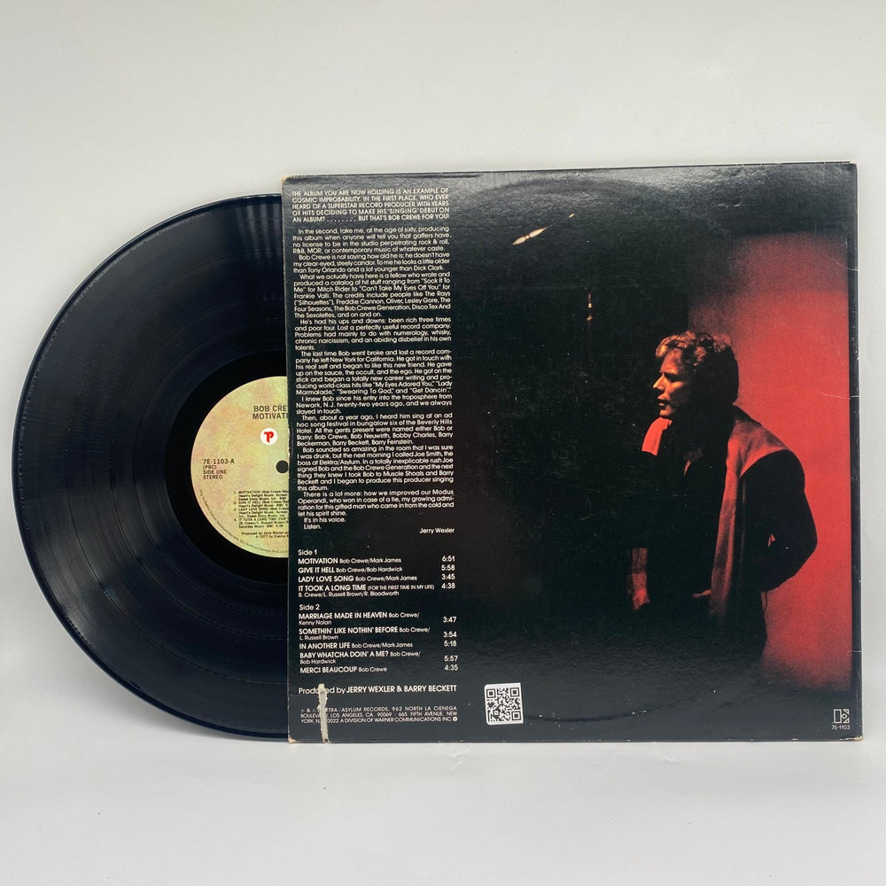 Bob Crewe Motivation - Vinylalbum från 80 - talet - Homy Secondhand Online