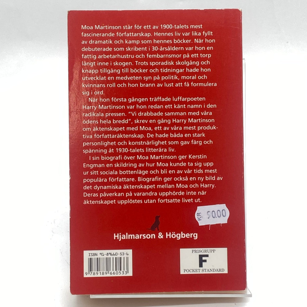 Biografi om Moa Martinson av Kerstin Engman - Homy Secondhand Online