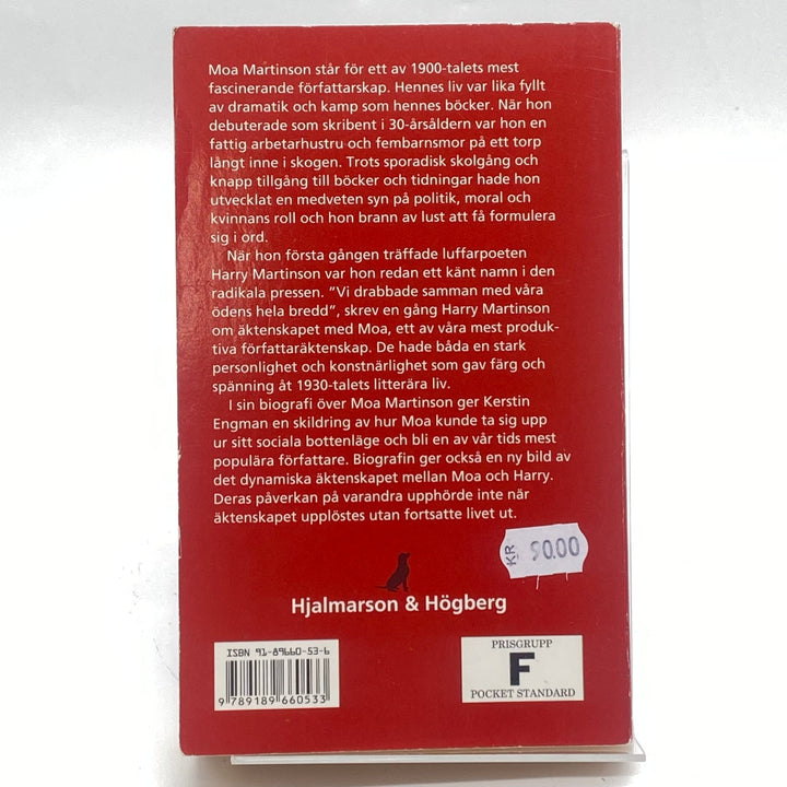 Biografi om Moa Martinson av Kerstin Engman - Homy Secondhand Online