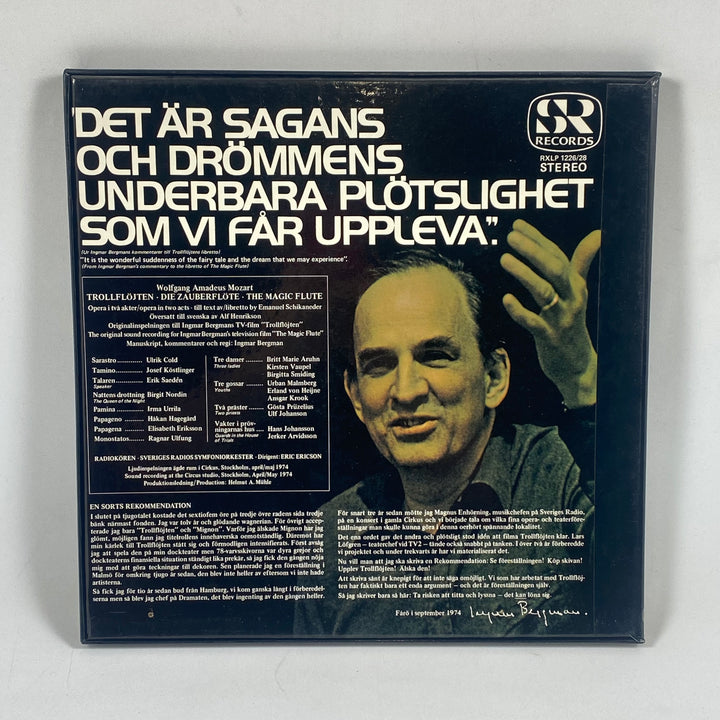 Klassisk vinyl "Trollflöjten" av Ingmar Bergman
