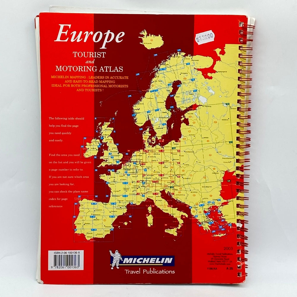 Michelin turist - och bilatlas Europa - Homy Secondhand Online