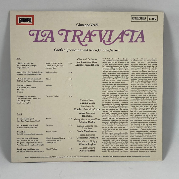 La Traviata Vintage Vinyl Retro 12 tum