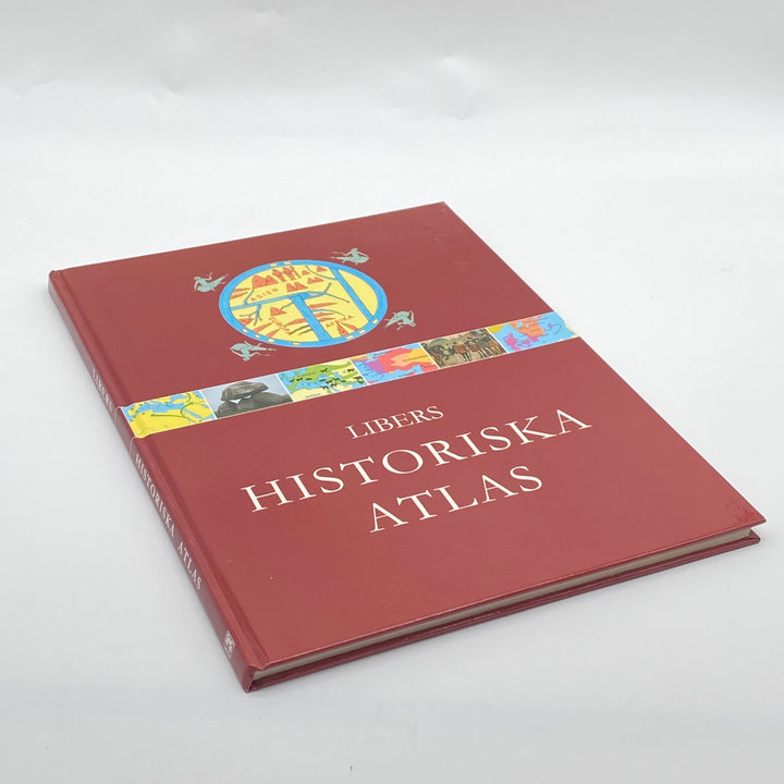 Libers historiska atlas röd omslag