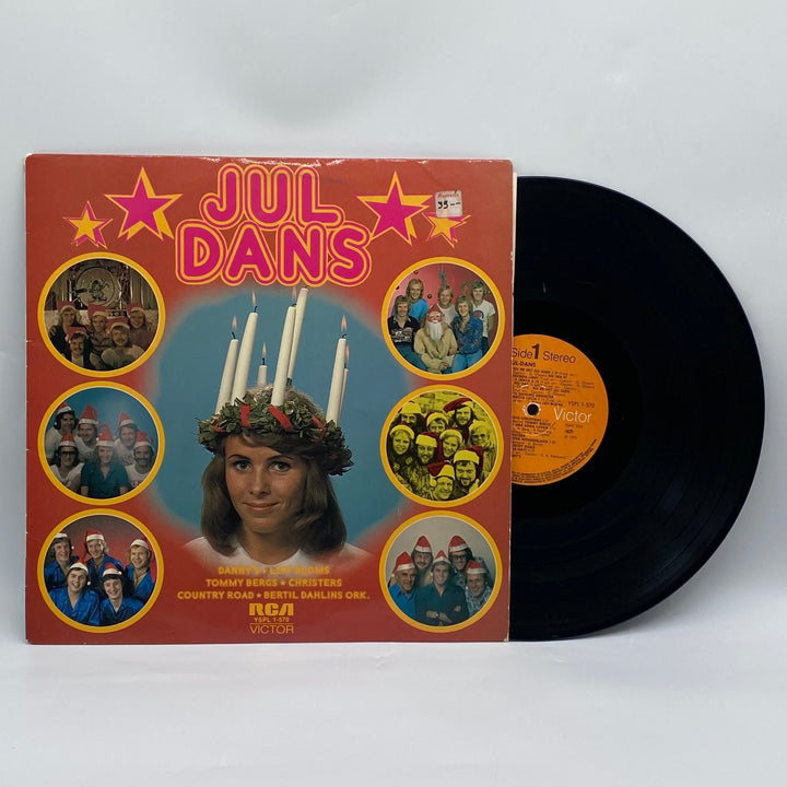 Retro Vinylskiva Juldans 1970 - talet RCA Victor - Homy Secondhand Online