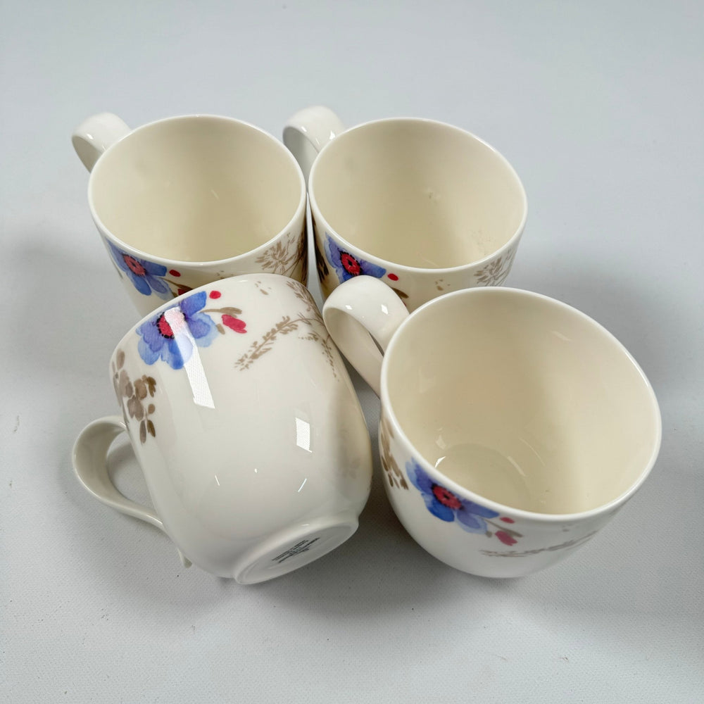 Villeroy & Boch Muggset med Blommotiv (4 - pack) - Homy Secondhand Online