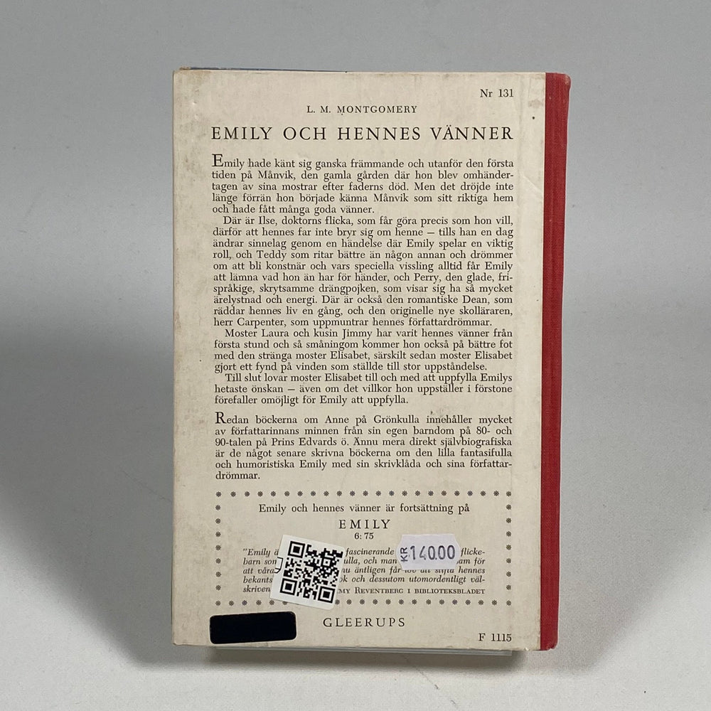 Klassisk ungdomsbok "Emily och hennes vänner" - Homy Secondhand Online