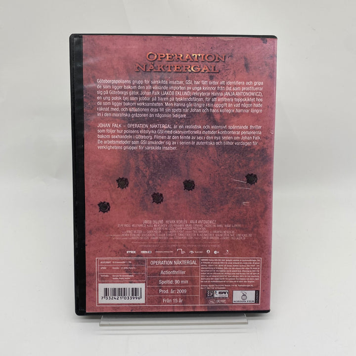 Johan Falk Operation Näktergal DVD Begagnad