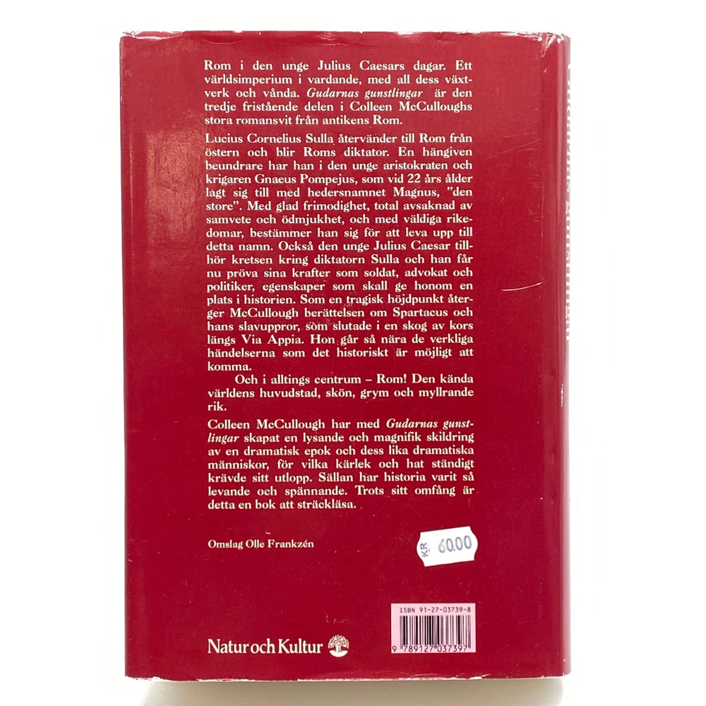 Colleen McCullough Gudarnas gunstlingar Roman - Homy Secondhand Online